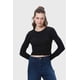 thumbnail image 1 of Polera Mujer Rib Negro - X, 1 of 4