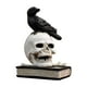 thumbnail image 3 of Escultura De Halloween, Adorno De Terror, Decoración Macabra Para El Hogar Para Fiesta, Cuervo, 8x5x12cm, 3 of 3