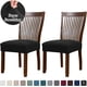 thumbnail image 2 of 2 fundas elásticas de licra para asiento de silla de comedor, fundas de cojín para sillas de cocina, extraíbles y lavables., 2 of 8