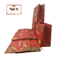 thumbnail image 1 of Pack 12 Bolsas De Regalo 26 cm x 32 cm Rojas Con Dorado Navidad 2025, 1 of 3