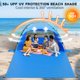 thumbnail image 3 of Carpa de Playa OAOA Innovation 220x151 cm UPF50+ con 3 Ventanas de Malla, 3 of 7