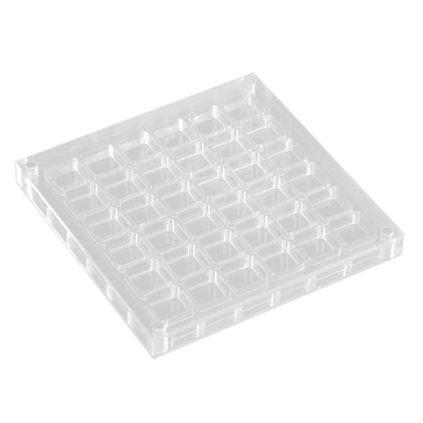 Caja De Presentación Magnética Acrílica De Conchas Marinas, Caja De Almacenamiento Para Cuentas De Conchas Marinas, 36 Rejillas