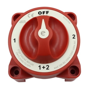 Ioensy - El Interruptor De Desconexión De Batería Para Barcos Incluye Afd Para Vehículos Con Remolque 9002E