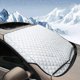 thumbnail image 1 of Funda para parabrisas Beicarin Heavy Duty, ultra gruesa, plateada, 1 of 7