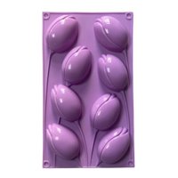 Genérico - Molde De Silicona Tulipán 8