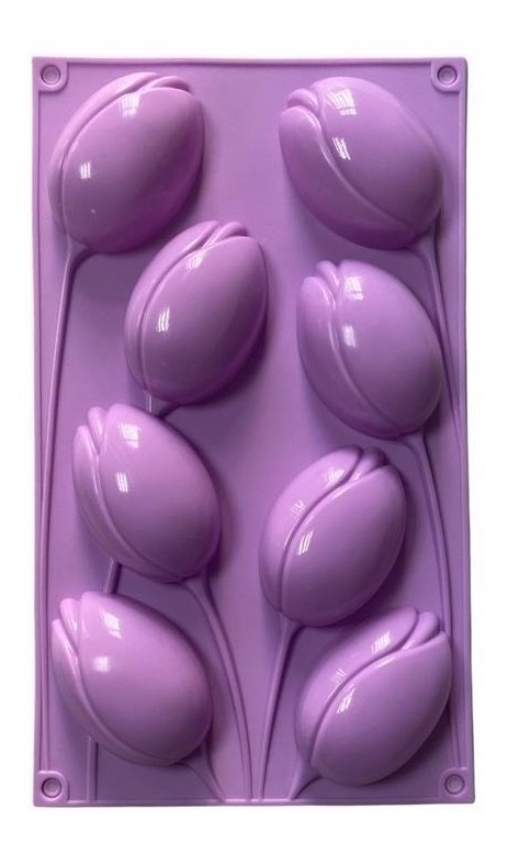 Genérico - Molde De Silicona Tulipán 8