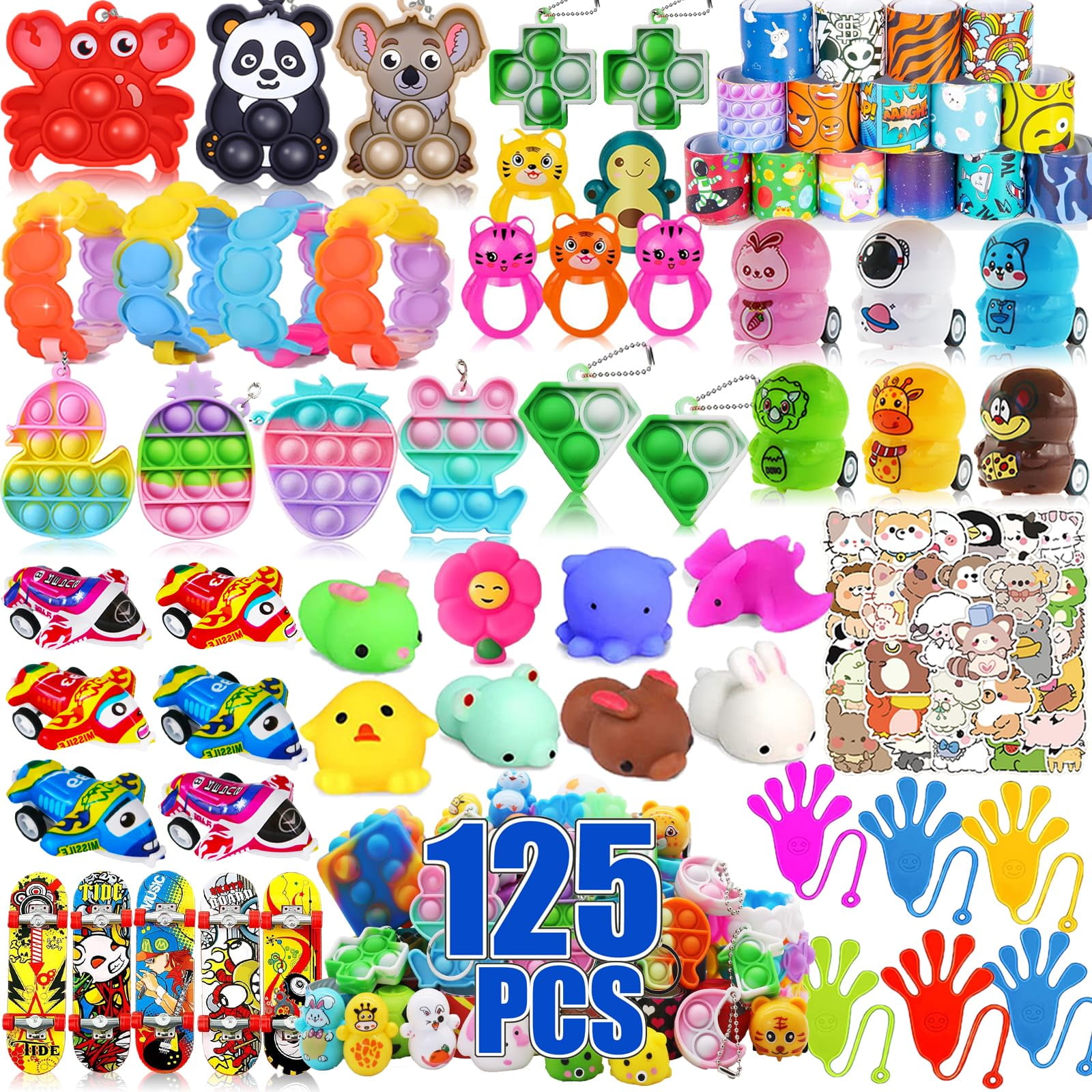 Juguetes Party Favors Duccsko Treasure Box, 125 Unidades, Para Niños De 4 A 12 Años