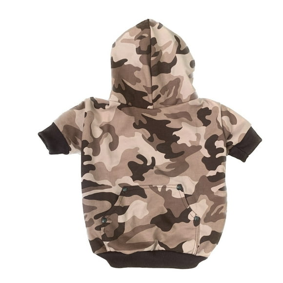 Polerón Camuflado Café talla S