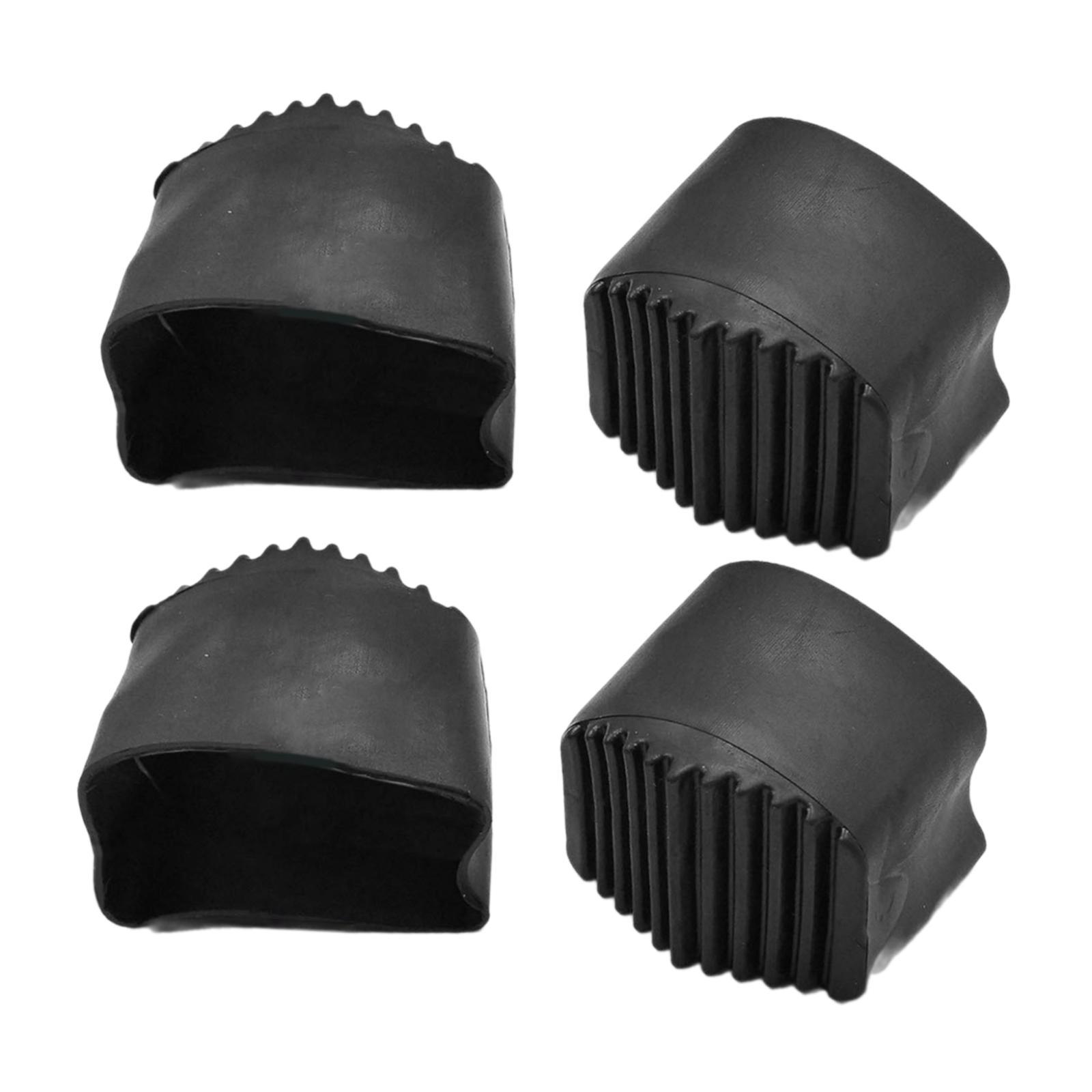 Magideal - 4 Cubiertas De Escalera Extensibles, Cubiertas De Extremo Cuadradas, Tapas De Patas De Escalera Fáciles De Instalar Para Entrenamiento, Tapas De Extre 40 Cmx55Cm