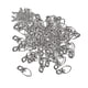 thumbnail image 1 of 500 piezas de ganchos para colgar cuadros con anilla en D, soluciones para colgar cuadros, ganchos de metal de un solo orificio para colgar relojes, c, 1 of 5