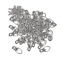 Magideal - 500 Piezas De Ganchos Para Colgar Cuadros Con Anilla En D, Soluciones Para Colgar Cuadros, Ganchos De Metal De Un Solo Orificio Para Colgar Relojes, C