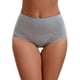 thumbnail image 1 of INSPIRE CHIC Bragas a prueba de fugas Regreso a clases para mujeres Algodón Cintura alta Cinturilla elástica Cobertura total Control de abdomen Ropa interior S Gris, 1 of 4