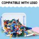 thumbnail image 5 of Set de juego Building Bricks Liberty Imports, 1000 unidades con placas base, 5 of 7