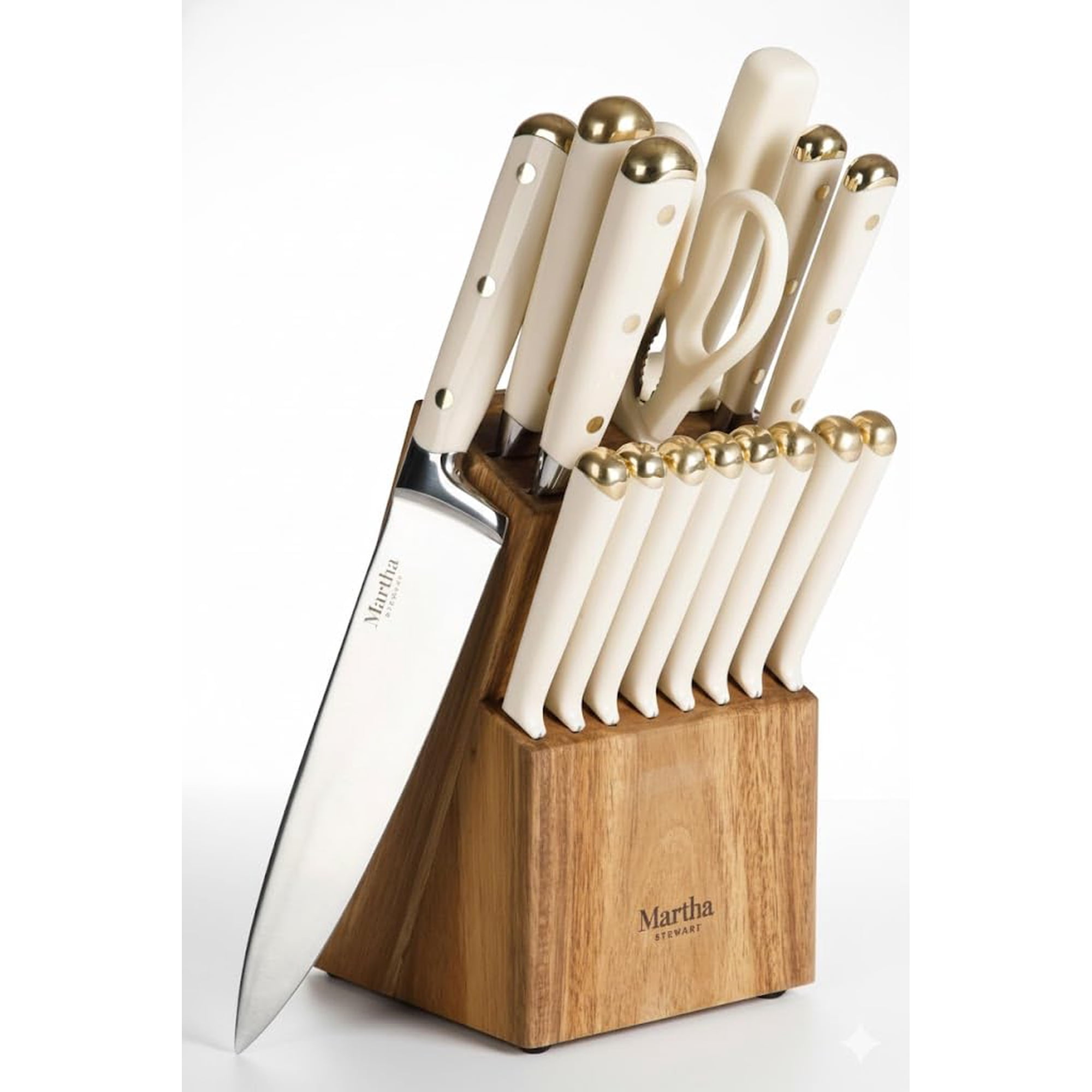 Juego De Bloques De Cuchillos Martha Stewart Lockton, 16 Piezas