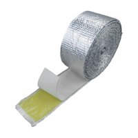 Ioensy - Cinta De Aluminio Y Fibra De Vidrio Resistente Al Calor De Escape Para Reparación De Hornos, 2 Mm X 50 Mm X 15 M
