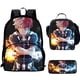 thumbnail image 1 of 3Pcs Set My Hero Mochila Academia Backpacks with Lunch Bags Pencil Case ,Cartoon Large Capacity School Bags for Grade 1-5, 1 of 3
