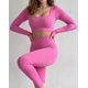 thumbnail image 2 of Set Deportivo Calza Push Up Tiro Alto Top Manga Larga - YJ999, 2 of 3