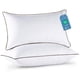thumbnail image 1 of Juego de 2 almohadas JOLLYVOGUE, tamaño king, alternativa al plumón blando, 1 of 8