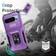 thumbnail image 3 of Funda Armada para Google Pixel 9 con Tapa Deslizante y Soporte Magnético Giratorio Morado, 3 of 5