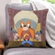 thumbnail image 1 of Sam Bigotes Fundas de almohada de terciopelo con tema, regalos de funda de almohada, decoración para el hogar, cojín de lanzar, regalo de cumpleaños para fans y parejas. 45cm x 45cm., 1 of 6