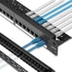 thumbnail image 1 of Panel de conexión Rapink de 24 puertos Cat6 con soporte Keystone 10G 1U, 1 of 7