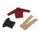 thumbnail image 3 of Ropa para figuras de acción masculinas, estilo BJD, escala 1:12, 3 of 3