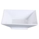 thumbnail image 1 of Plato cuadrado Yanco LK-404 de porcelana, 110 ml, color blanco (paquete de 36), 1 of 1