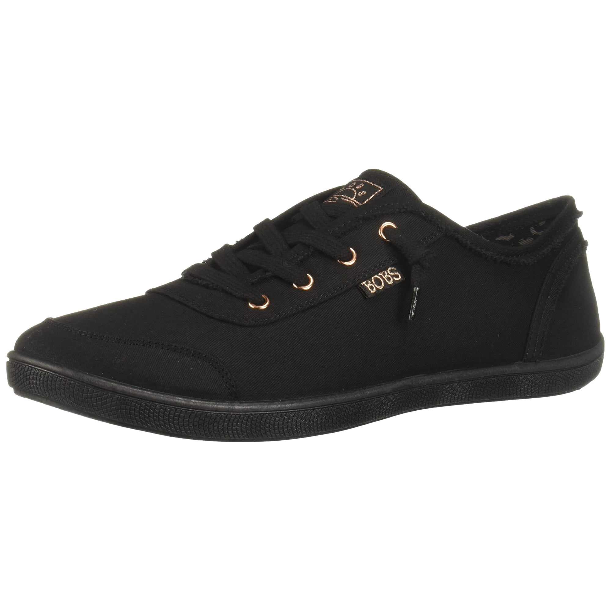 Zapatilla Skechers Bobs B Cute Para Mujer, Espuma Viscoelástica Vegana, Negra 8.5