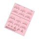thumbnail image 1 of Tabla de práctica Tabla de mapeo de pestañas, extensión de pestañas de hoja de diámetro, entrenamiento de pestañas de extensión, ejercicio de pestañas rosa, 1 of 1