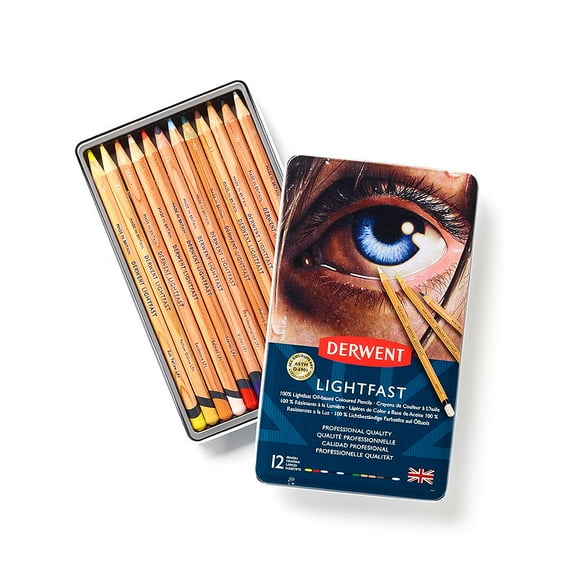 Lápices De Colores Lightfast Derwent Set 12
