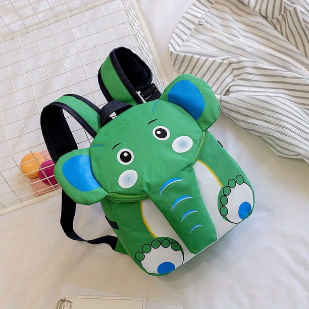 1pc Cute Little Elephant Shape Children's School Bag, Burden Reduction Children's Backpack, School Bag, Boys And Girls, Adjustable Straps Bag, Kindergarten Students Backpack