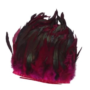 Magideal - Flecos De Plumas, Adornos De Plumas, Disfraz De Actuación, Manualidades De Costura, Plumas De Copos De Pavo, Para Sombrero, Boda, Vestido, Pendientes, Rosa Roja