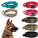 thumbnail image 3 of Collar táctico para perros medianos y grandes, resistente, con asa y correa de metal., 3 of 5