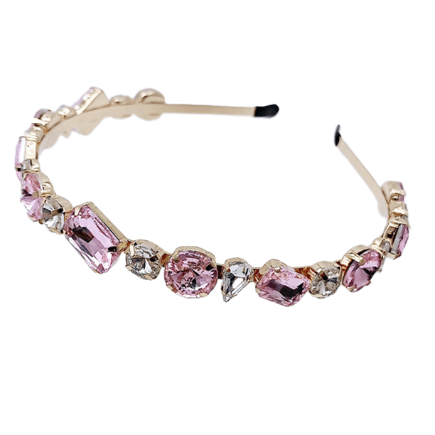 Diademas con diamantes de imitación, diadema con joyas para mujeres y niñas, diademas doradas con cristales brillantes y brillantes.