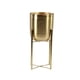thumbnail image 2 of Juego de 2 Macetas CosmoLiving de Cosmopolitan en Metal Dorado, 2 of 9