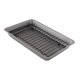 thumbnail image 1 of Bandeja para asar Chef Pomodoro 28 × 20 cm gris antiadherente de acero al carbono, 1 of 9