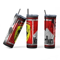 Sm - Termo Botella Agua Termica Acero Inoxidable Ferrari Formula1 Blanco