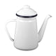 thumbnail image 2 of Tetera Esmaltada Para Té, Calentador De Agua Y Leche, Tetera Para El Hogar, Cocina, Exterior, Color Blanco, 2 of 5