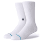 thumbnail image 1 of Stance Sock Men Icon white black, 1 of 3
