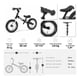 thumbnail image 3 of Bicicleta Aprendizaje Sin Pedales Yedoo Police Aro 12 Niños Black, 3 of 4