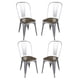 thumbnail image 1 of SET 4 SILLAS METALICA TOLIX PRESTON METAL CON ASIENTO MDF, 1 of 3