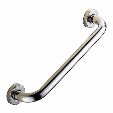 Genérico - Barra Seguridad Recta Ducha Baño 40 Cm X 2,5 Cm Inoxidable Color Plateado