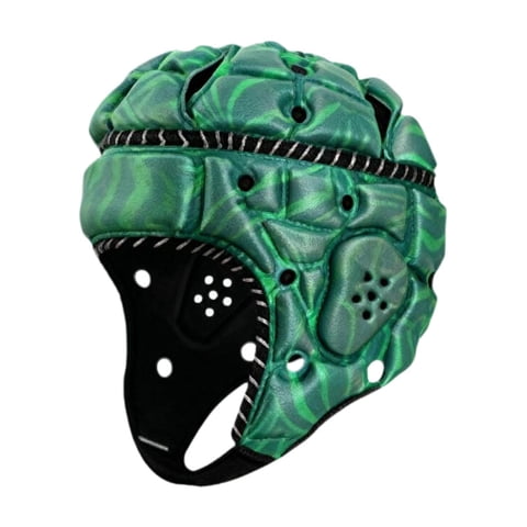 Ioensy - Casco De Rugby, Gorra Scrum, Transpirable, Para Portero De Fútbol, Color Verde