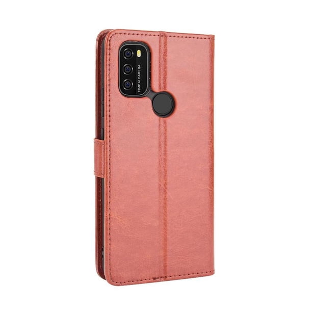Funda tipo libro para Blackview A70, cartera todo‑en‑uno, funda multifuncional con tarjetero y correa de muñeca desmontable