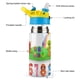 thumbnail image 3 of Charlie y los Números Botella de Agua con Tapa Pop Top de Un Toque, Acero Inoxidable, a Prueba de Fugas, para Deportes, Botella Infantil azul 12 oz, 3 of 6