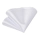 thumbnail image 5 of Corbata blanca seda formal hombre seda con paño y colleras Blanco Classic, 5 of 6