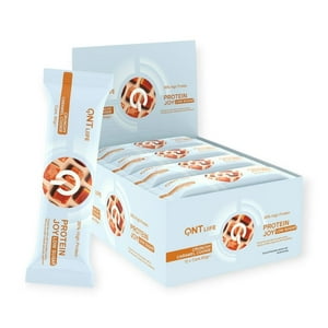 Qnt - Box 12 Barras De Proteina Joy Crunchy Caramel Cookie 60Grs -