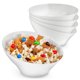 thumbnail image 1 of Cuencos para servir Stock Your Home, plástico blanco, 600 ml (paquete de 4), 1 of 7