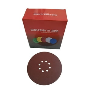 Genérico - Pack Lijas Con Velcro 225Mm-9Pulgadas 8 Hoyos, Lijadoras Telescopica