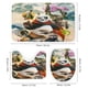 thumbnail image 3 of Kung Fu Panda 4-theme 4-Piece Shower Curtain Set with Rugs, Waterproof Bathroom Decor Set Includes Bath Mat, U-Shaped Rug, Toilet Lid Cover and Curtain with Hooks, 3 of 6